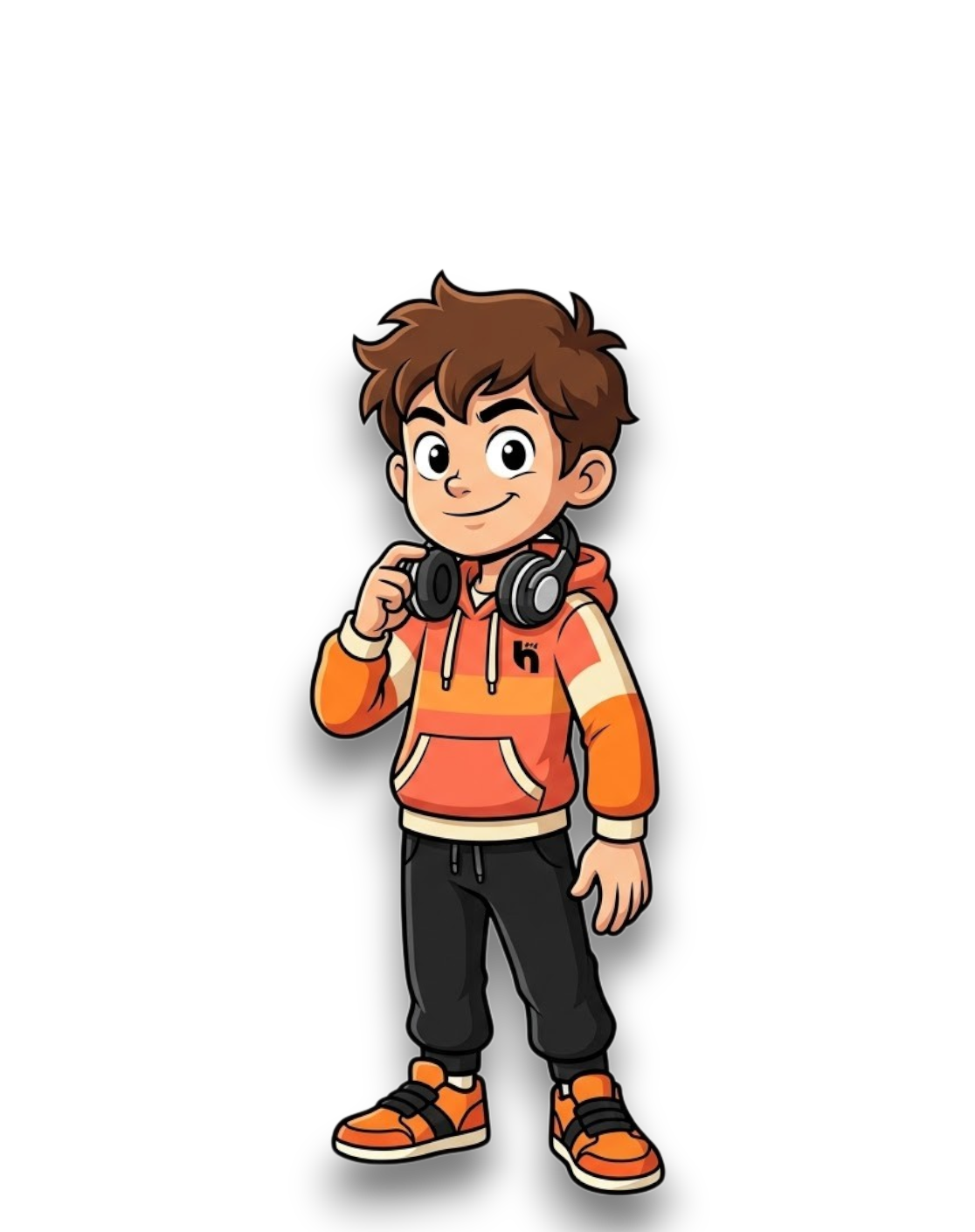 Illustration d'un jeune garçon aventurier, personnage du Garçon curieux